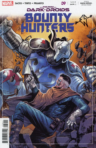 Star Wars Bounty Hunters #39 (Marvel, 2023) - Signed - Ethan Sacks - COA