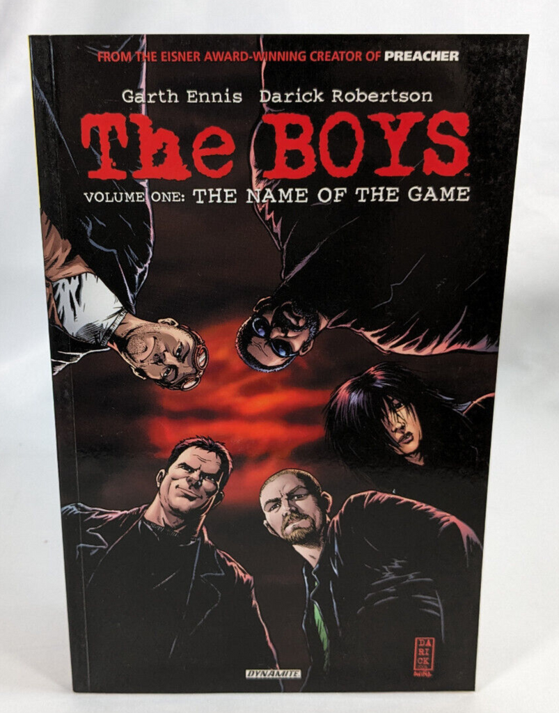 The Boys Vol 1 The Name of the Game Signed Edition TP (Dynamite, 2018)