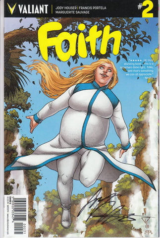 Faith #2 (of 4) Francis Portela Cover C (Valiant, 2016) - Signed