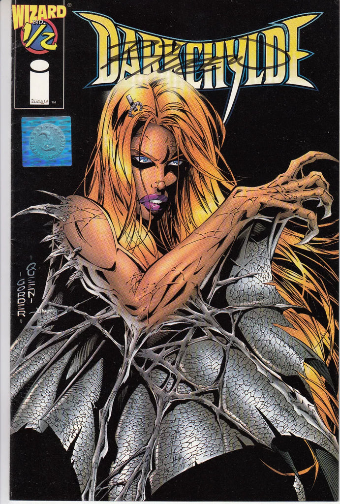 Darkchylde #1/2 Black Cover Variant (Image/Wizard, 1997) - Signed