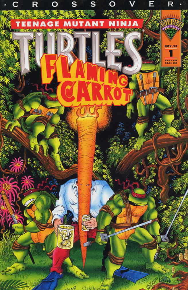 Teenage Mutant Ninja Turtles/Flaming Carrot Crossover (Vol 1 1993) #1 CVR A