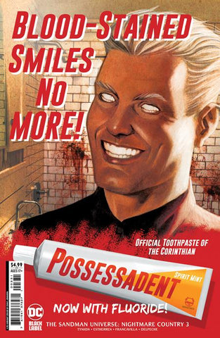 Sandman Universe Nightmare Country #3 1/25 Dave Johnson Card Stock Variant (DC, 2022)