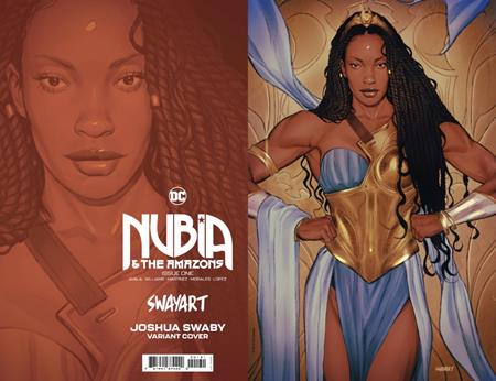 Nubia & the Amazons #1 1/25 Joshua Sway Swaby Cardstock Megalustre Virgin Art Variant