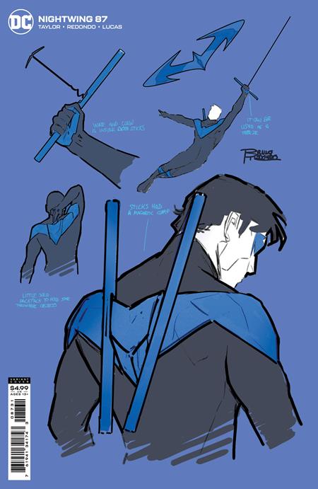 Nightwing #87 1/25 Bruno Redondo Cardstock Design Variant