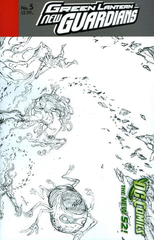 Green Lantern: New Guardians (Vol 1 2011) #5 CVR B B&W Variant