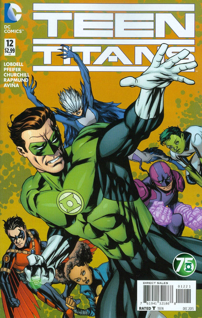 Teen Titans (Vol 5 2014) #12 CVR B Green Lantern 75th Anniversary Variant