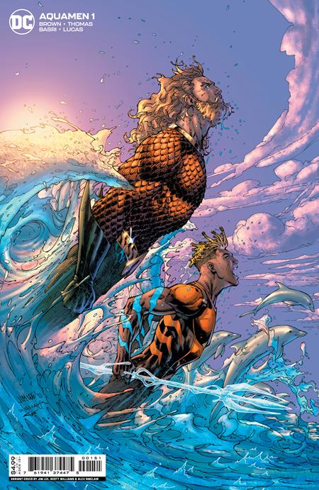 Aquamen #1 1/25 Jim Lee & Scott Williams Cardstock Variant