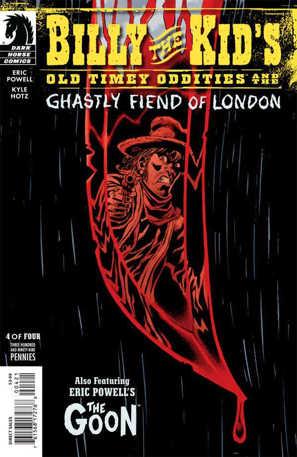 Billy the Kid's Old Timey Oddities and the Ghastly Fiend of London (Vol 1 2010) #4 CVR B