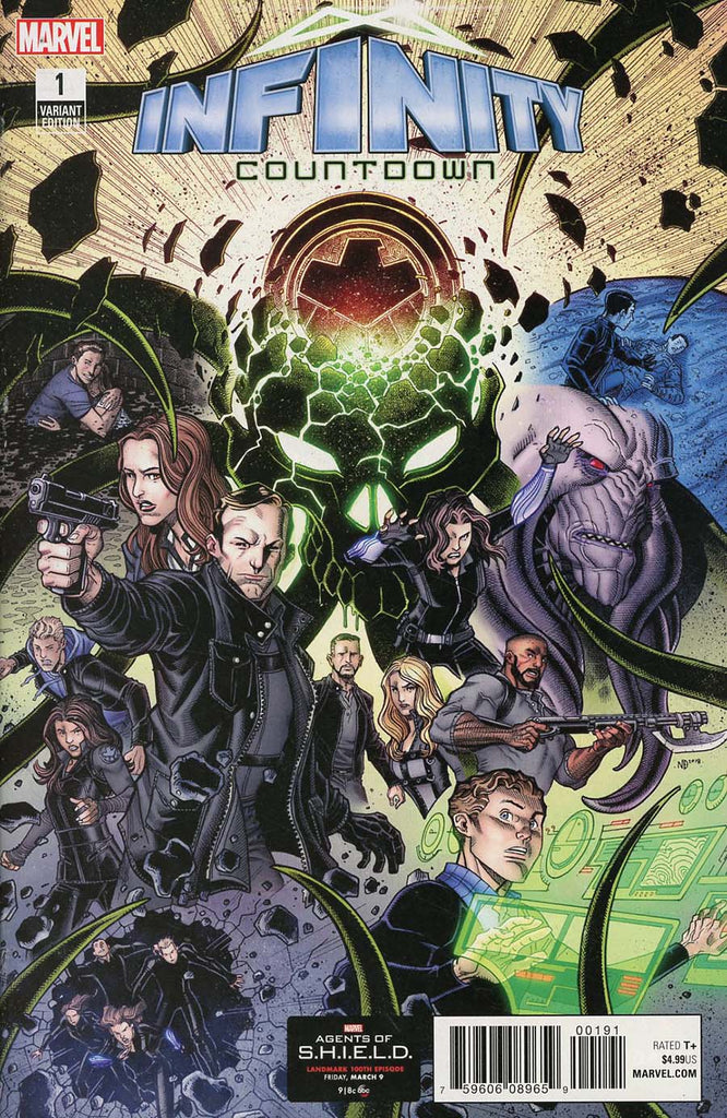 Infinity Countdown #1 1/10 Agents Of Shield Road To 100 Variant