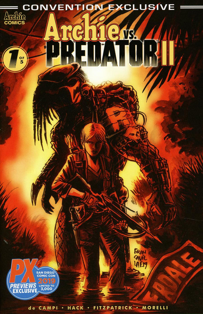 Archie vs Predator II #1 Francesco Francavilla SDCC 2019 Exclusive Variant - 1 of 3000