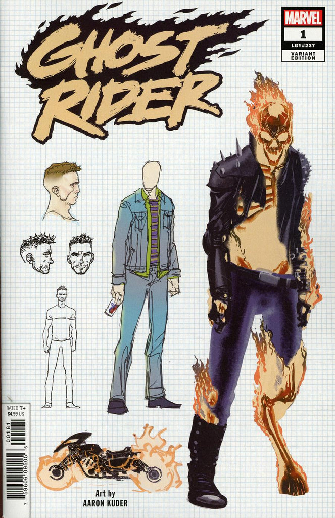 Ghost Rider #1 1/10 Aaron Kuder Design Variant