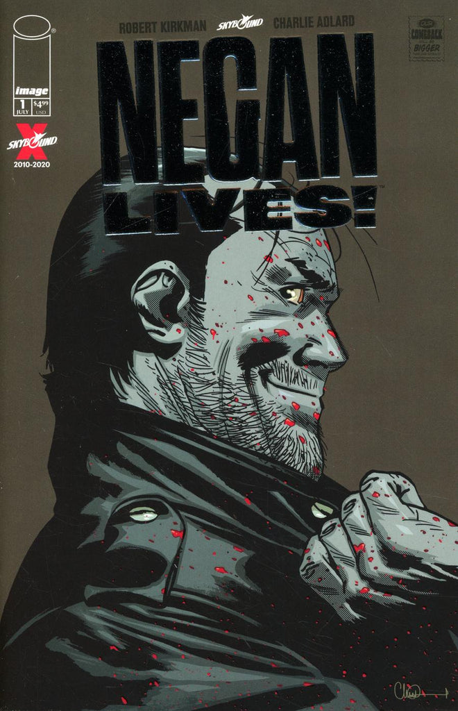 Negan Lives #1 Two Per Store Silver Foil Variant