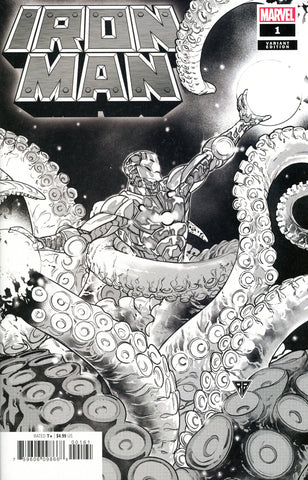 Iron Man #1 One Per Store R. B. Silva Launch Sketch Variant