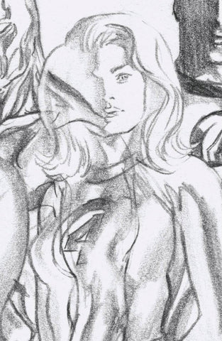 Fantastic Four #24 1/100 Alex Ross Invisible Woman Timeless Sketch Virgin Art Variant (Marvel, 2020)