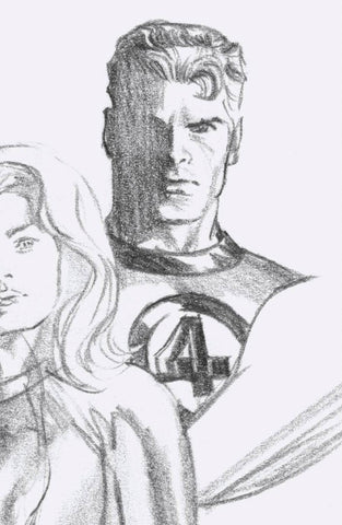 Fantastic Four #24 1/100 Alex Ross Mister Fantastic Timeless Sketch Virgin Art Variant