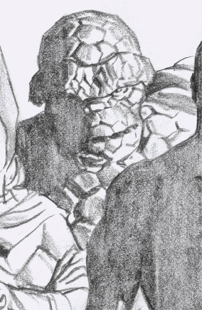 Fantastic Four #24 1/100 Alex Ross The Thing Timeless Sketch Virgin Art Variant
