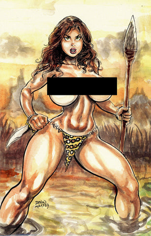 Cavewoman: Killer Curves Book 2 Devon Massey Limited Edition Virgin Art Variant - 1 of 350 - COA (Amryl, 2021)