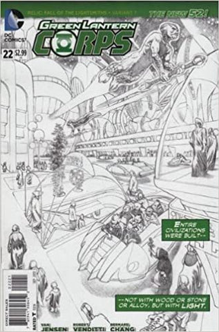 Green Lantern Corps (Vol 3 2011) #22 CVR B B&W Variant