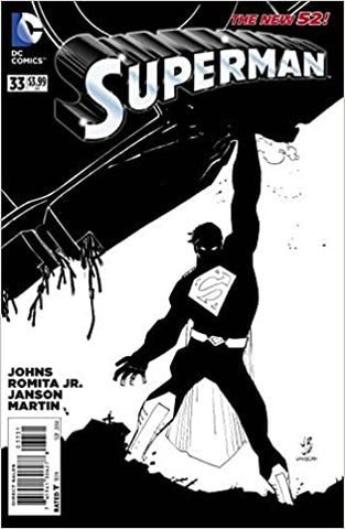 Superman (Vol 3 2011) #33 CVR C B&W Variant