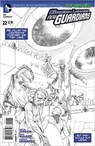 Green Lantern: New Guardians (Vol 1 2011) #22 CVR B B&W Variant