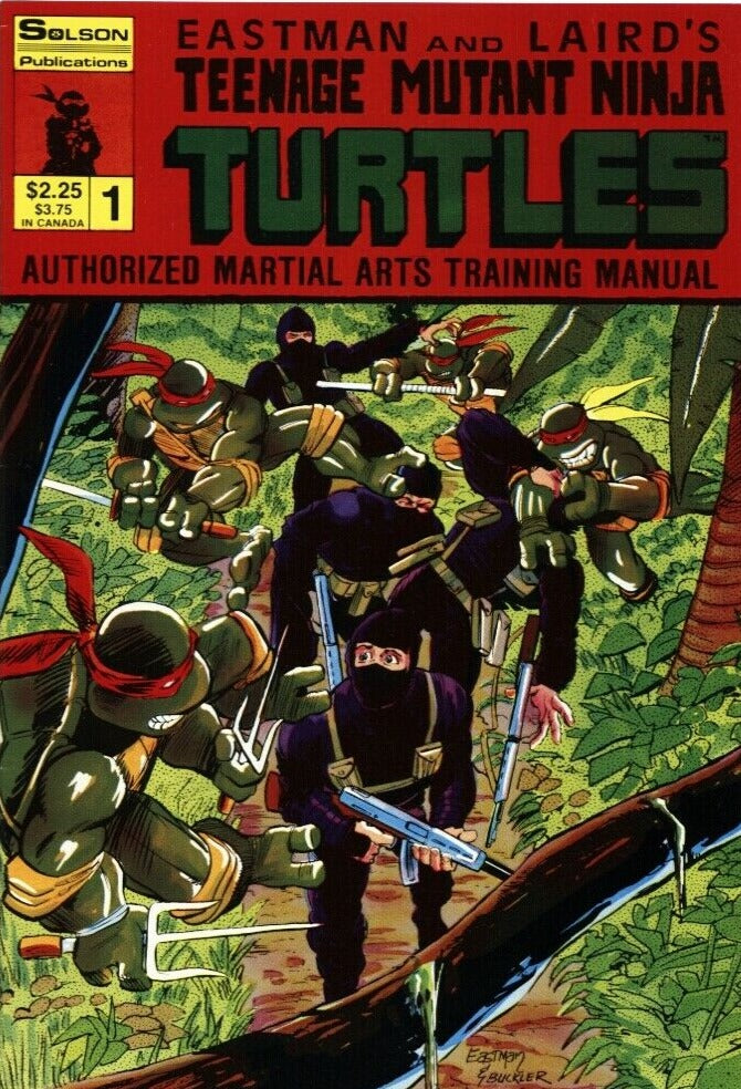 Teenage Mutant Ninja Turtles: Authorized Martial Arts Training Manual (Vol 1 1986) #1 CVR A