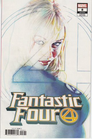 Fantastic Four #8 1/25 Bill Sienkiewicz Invisible Woman Variant (Marvel, 2019)