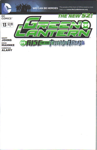Green Lantern (Vol 5 2011) #13 CVR D Blank Variant