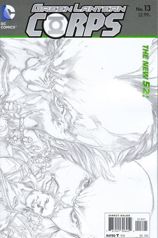 Green Lantern Corps (Vol 3 2011) #13 CVR B B&W Variant