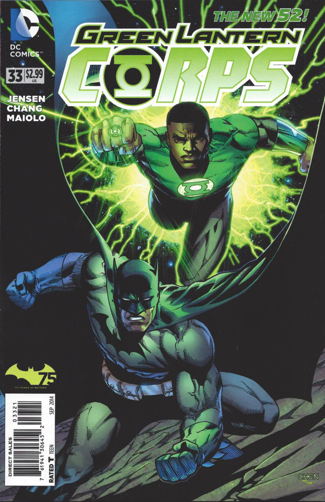 Green Lantern Corps (Vol 3 2011) #33 CVR B Batman 75th Anniversary Variant