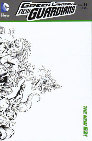 Green Lantern: New Guardians (Vol 1 2011) #11 CVR B B&W Variant