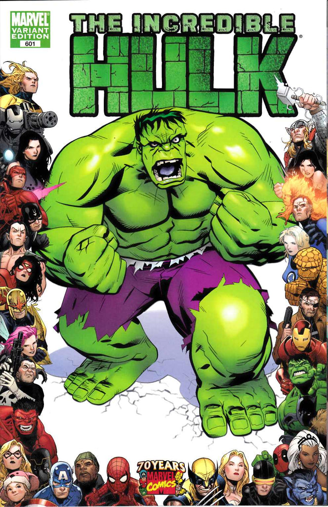Incredible Hulk (Vol 1 2009) #601 CVR B 70th Anniversary Golden Variant