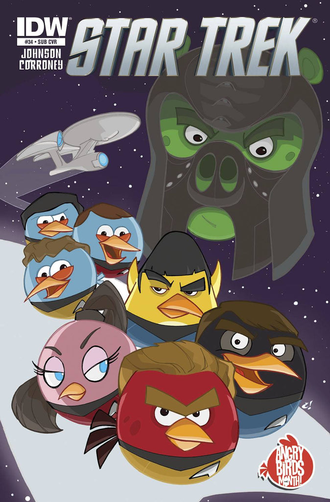Star Trek (Vol 1 2011) #34 CVR B Angry Birds Cover