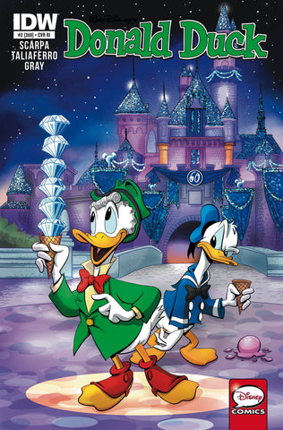 Donald Duck #2 1/25 James Silvani Disney Legacy Disneyland 60th Anniversary Variant (IDW, 2015)