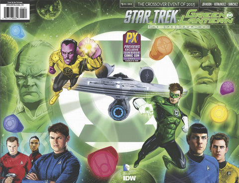 Star Trek/Green Lantern (Vol 1 2015) #1 CVR D Previews San Diego Comic Con Variant - Ltd 600