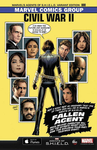 Civil War II #0 1/1000 Greg Land Agents of SHIELD Amazing Spider-Man #121 Homage Variant (Marvel, 2016)