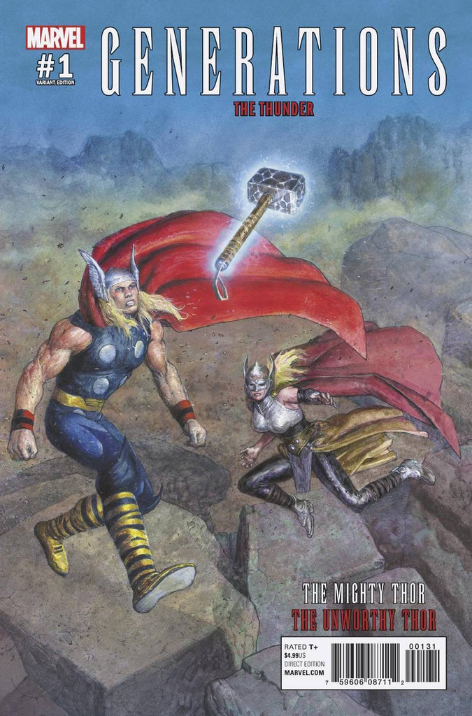 Generations Unworthy Thor & Mighty Thor #1 1/25 Das Pastoras Variant