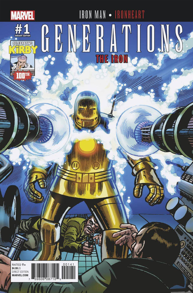 Generations: Iron Man & Ironheart #1 1/10 Jack Kirby 100th Variant