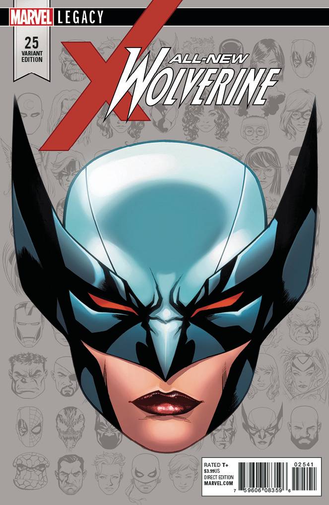 All-New Wolverine #25 1/10 Mike Mckone X-23 Headshot Variant
