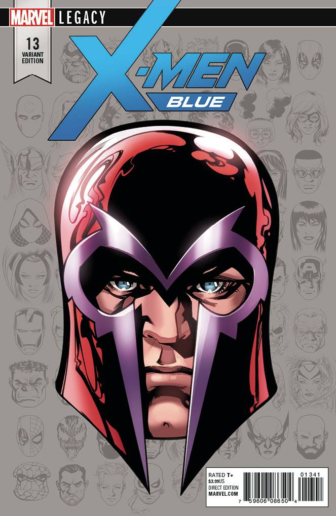 X-Men Blue #13 1/10 Mike McKone Magneto Headshot Variant