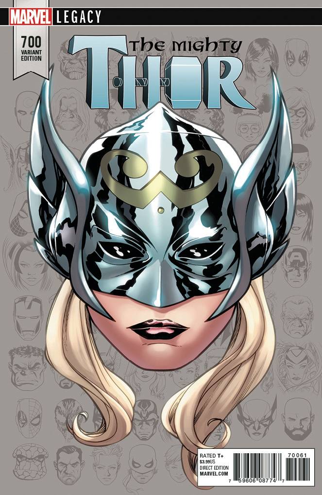 Mighty Thor #700 1/10 Mike Mckone Jane Foster Headshot Variant