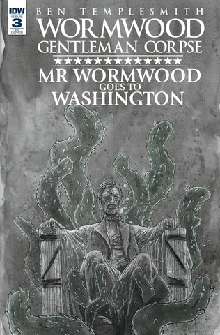 Wormword Gentleman Corpse Wormwood Goes To Washington #3 1/10 Ben Templesmith Variant