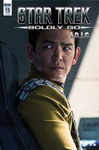 Star Trek Boldly Go #15 1/10 John Cho Sulu Movie Photo Variant
