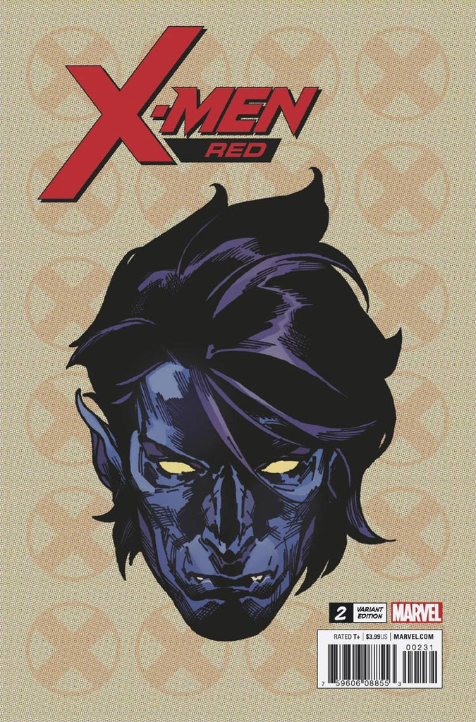 X-Men Red #2 1/10 Travis Charest Nightcrawler Headshot Variant