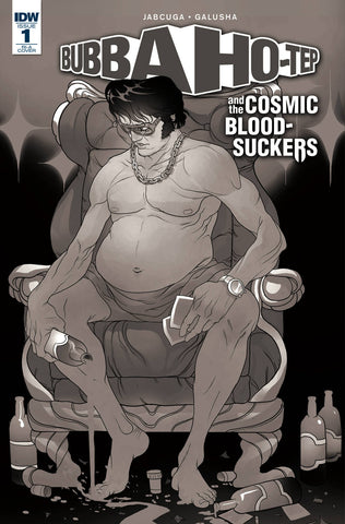 Bubba Ho-Tep & the Cosmic Blood-Suckers #1 1/5 Baldemar Rivas Black & White Variant