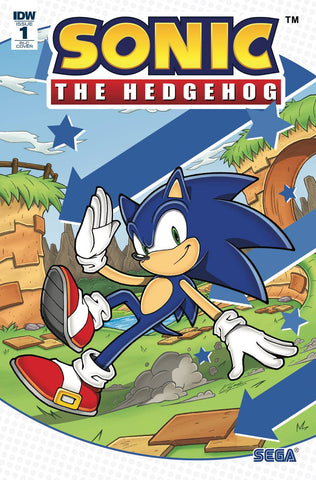 Sonic The Hedgehog #1 1/100 Kieran Gates Variant (IDW, 2018)