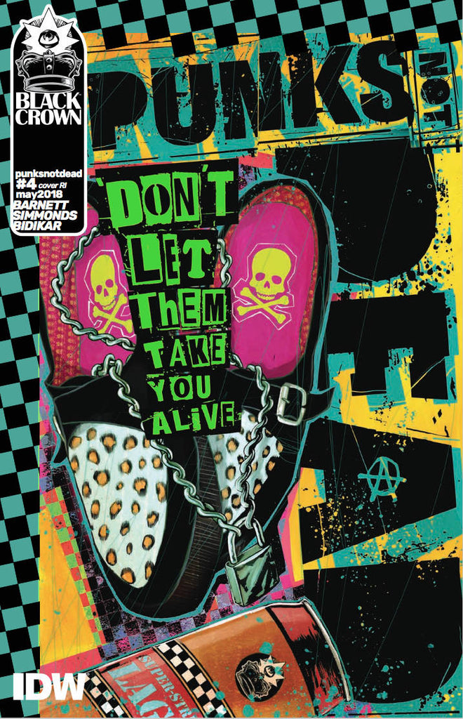 Punks Not Dead #4 1/10 Martin Simmonds Variant