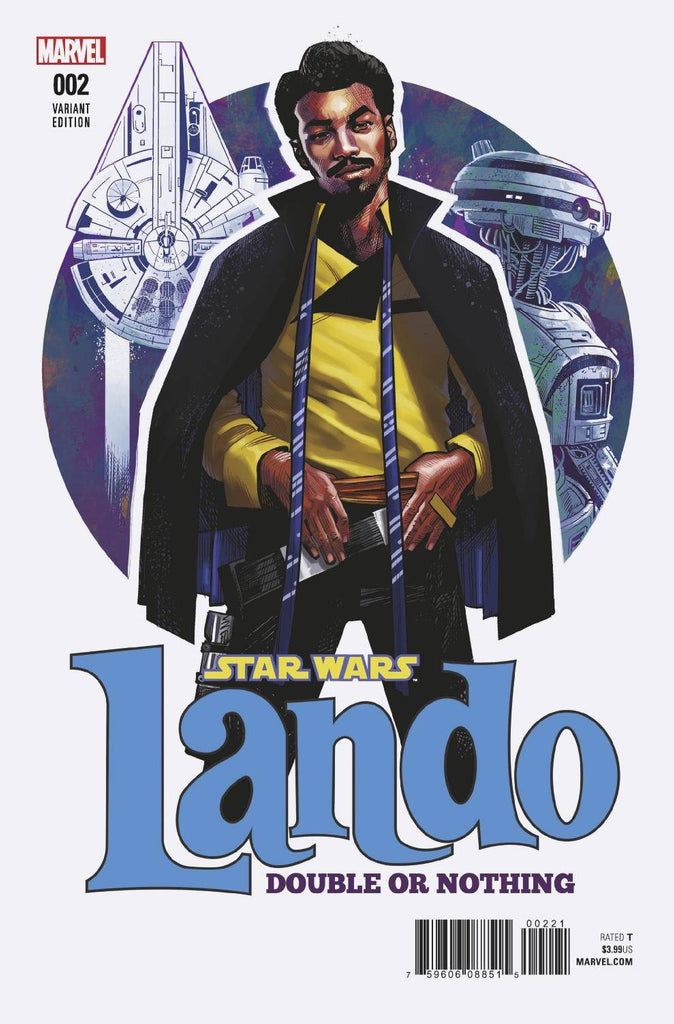 Star Wars Lando Double Or Nothing #2 1/25 Cameron Stewart Variant (Marvel, 2018)