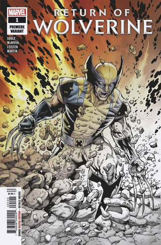 Return of Wolverine #1 2 Per Store Steve McNiven Premiere Variant (Marvel, 2018)
