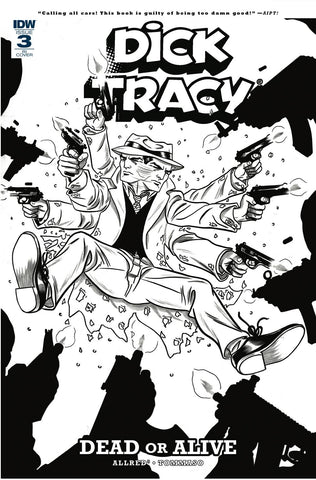 Dick Tracy: Dead Or Alive #3 1/10 Michael Allred Coloring Book Variant