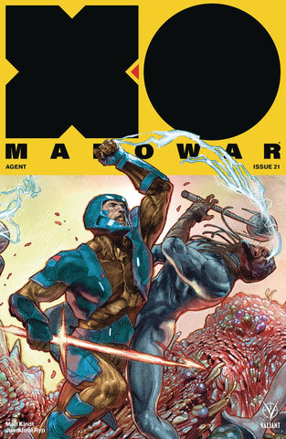 X-O Manowar #21 1/20 Renato Guedes Interlocking Variant